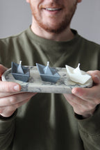 Barcos de papel x 3